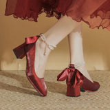 Pbong  Red High Quality Trending Luxury Pearl Women's Sandals Comfort Vintage New Breathable Fashion Vip Korea Trend Ladies Shoes