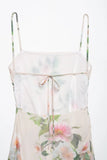 Backless Sexy Fashion Long Dress Floral Print Casual Women Long Dress 2025 New Vacation Beach Summer Slip Dresses Vestidos