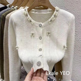 New Autumn And Winter 2025 Design Sense Short Women Knitted Cardigan Sweater Coat Casual Temperament Female Sweater Jacket