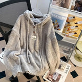 Women's Knitting Pullover Sweater Autumn/Winter Temperament Femme Bottoming Tops Fashion Thickening Loose Ladies Jumper