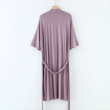 Pbong  Large Size Bath Robes Fashion Soft Modal Thin Robe Female Bathrobe Sexy Summer New Cardigan Sleepwear Night Grow For Women