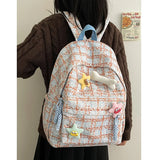 Pbong  Girl School Bag Backpack Back Pack For Teenager Women Children Female Pink Schoolbag Primary High Bagpack Class Teens Child Kids