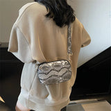 Pbong  Summer Urban Simple Leopard Print Wide Strap Zipper Crossbody Bag Women's Mobile Phone Bag Fashionable Tote Bag Casual Travel
