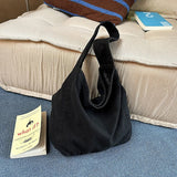 Pbong  Women's Shoulder Tote Bags Fashion Totebag Canvas Shoppers Large Korean Purses Handbag Girl Student Shopping Bookbag Bolsas