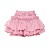 Black A- Line Mini Dress For Women Slimming Cake Skirt Smooths Your Silhouette Legging-Length Skirt Female