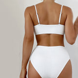 White Pearl Bikini New Swimsuit High Waisted Swimwear Women Bikini Set Push Up Bathing Suit For Female Biquinis Beachwear