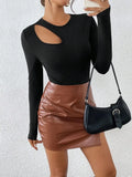 Pbong  High-grade Long-sleeved French  Blouse Suit With a Bottom Coat Female Spring and Autumn Winter Facial Mask Foreign