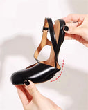 Pbong  Luxury Tabi Flat Sandals Women Summer Patent Split Toe Slingbacks Ballet Shoes Brand Designer Banquet Wedding Sandalias