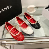 Pbong  New Female Height Increasing Dress Ladies Flat with Shoes Fashion Rivet Buckle Strap Women Mary Janes Lolita Shoes