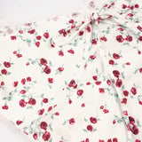 Pbong  Holiday Fashion Floral Printed Lace Patchwork Dress Romantic Elegant Slimming Straight Square Neck Midi Sundress Women's Dresses