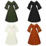 Pbong  Renaissance Women Dress Medieval Dress Halloween Corset Dress Forest Elven dress