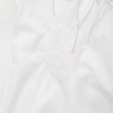 White Embroidery Straight Fashion Short Dress New Hollow Out Lace-ups Sleeveless Women Dress Streetwear Female Clothing