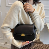 3 Layers Saddle Small Underarm Shoulder Bags For Women 2023 Trend Designer Crossbody Bag PU Leather Ladies Handbags