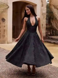 Jacquard Waist Wrap A-line Dress Women Mini 2024 Spring Summer Dress Elegant Bow Backless Sexy Party Dresses