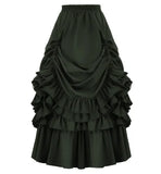 Pbong  Japanese Lolita Personality Subculture Dark Punk Court Gothic Medieval Lace Skirt Women's Cake Skirt Long Vintage Skirts