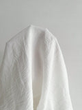 Pbong  Vintage French Style Square Neck Waist Shaping Two-Tier Puff Dress