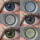 Series color Contact Lens for eyes Color Green Lens Makeup beauty Colored Pupils Gray Contact Blue eyes makeup