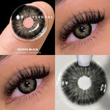 Natural Colored Contacts Lenses for Eyes 2pcs Brown Lenses Blue Eyes Lenses Yearly Beautiful Pupil Eyes Contact Lenses