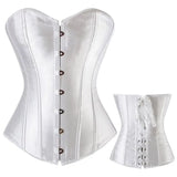 Sexy Lace Up Boned Gothic Corset Plus Size Body Shaper Clothing Women Steampunk Shapewear Bodysuit Waist Trainer Clothes Corsets
