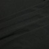 Black Square Neck A-Line Flare Sleeve Dress