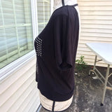 Sexy American Streetwears O Neck Backless T Shirts Y2k Aesthetic Grunge Punk Diamond Gothic Women Clothes Loose Casual Tops