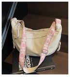 Pbong  Street Style Large Capacity Women's Shoulder Bag Simple Versatile Casual Crossbody Bag Fashionable Polyester Lining Zipper Op...