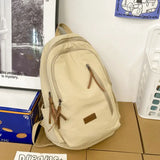 Pbong  Casual Backpack for Women Men Large Capacity Canvas Travel Backpacks Boys Girls School Backpack Lightweight Women's Bag