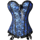 Sexy Lace Up Boned Gothic Corset Plus Size Body Shaper Clothing Women Steampunk Shapewear Bodysuit Waist Trainer Clothes Corsets