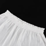 Sexy Ruffle Bras + Cardigan + Wide Leg Pant Sets 2025 New Spring Summer White Three Piece Set Casual Loose Homwear Beach Suit