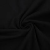 Black Long Velour Side Split Dress