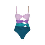New Aqua blue High Waist Bikini Set Cover Up Swimsuit For Women Push Up Halter Three Pieces Swimwear Beach Bathing Suits