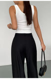 Multicolor Office High-waisted Wide-leg Suit Pants Women's 2025 Autumn Loose and Drape Casual Straight Mopping Trousers