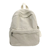 Pbong  Brand High Quality Canvas Backpacks Women Solid 100% Cotton School Bags Soft Green Satchels Small Cloth Leisure Or Travel Bags