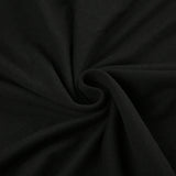 Black Strap V Neck Split Bow Dress