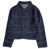 Vintage Jeans Jacket for Women Crop Tops 2025 Ropa Mujer Streetwear Fashion Loose Outwear Pockets Casual Korean Y2k Coat 27p746