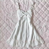 Pbong  Y2K Vintage Hot Fashion Dress Summer Aesthetic Lace Women's Classic Sundress Halter Sleeveless Slim Emo Harajuku Casual Frock