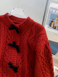 Preppy Style Bow Sweet Cardigan Women Cute Long Sleeve Solid Knitted Sweaters Casual Vintage O Neck Lady Fall Winter Top Outwear