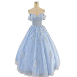 Blue Elegant Evening Dress New Banquet One Shoulder Vocal Art Exam Performance Host Adult Pongsa Dress Customization