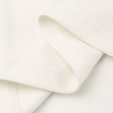 White Side Stripe turtleneck Zipper Dress