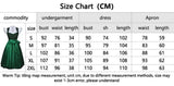 Women Dirndl Dress For Medieval Style German Oktoberfest Bavarian Dress and Top with Apron Costume Halloween Dress for Female