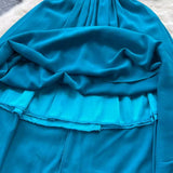 Pbong  Chiffon Solid Bohemian Maxi Dress Sexy Backless Bandage Vacation Outfits Summer Dress Elegant Two Layers Party Vestidos
