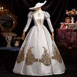 Victorian Marie Court Evening Dresses Baroque Historical Renaissance Theater Masquerade Party Gowns