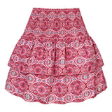 Women leopard print mini skirt, high waisted elastic clothing, A-cut, Y2K style, summer