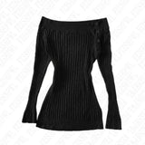 Sexy Punk Y2k Long sleeve Crop Top One shoulder Harajuku Grunge Goth Pullover Streetwear Hip Hop Baby Tee Retro Fashion Top EMO