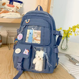 Pbong  Fashion Girls Backpack New Large Capacity Korean Style Women Backpacks Cute Student School Backpack Versatile Women's Bag