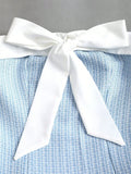 Pbong  Sweetra Women's Cute Off-Shoulder Bow-Tie A-Line Mini Dress, Sweet & Pure, Suitable For Birthday Party, Royal Blue