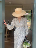 Summer Women Dress Shirt Dress Long Evening Female Vintage Maxi Party Oversize Beach Woman Dresses Casual Elegant Prom Print