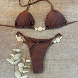 New Bikini Sexy Bikini Solid Color Split Women's Swimsuit