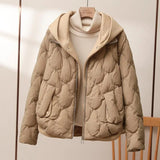 Fashion Coats Korean Style Loose Comfort Quilted Coat Women Jacket Women Parkas Warm Jackets Casual Coat New Winter Clothes