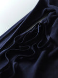 Autumn/Winter Women's V-neck Lace Up Wrap Up Dress New Korean Version Loose and Elegant Commuter Style Knitted Dress